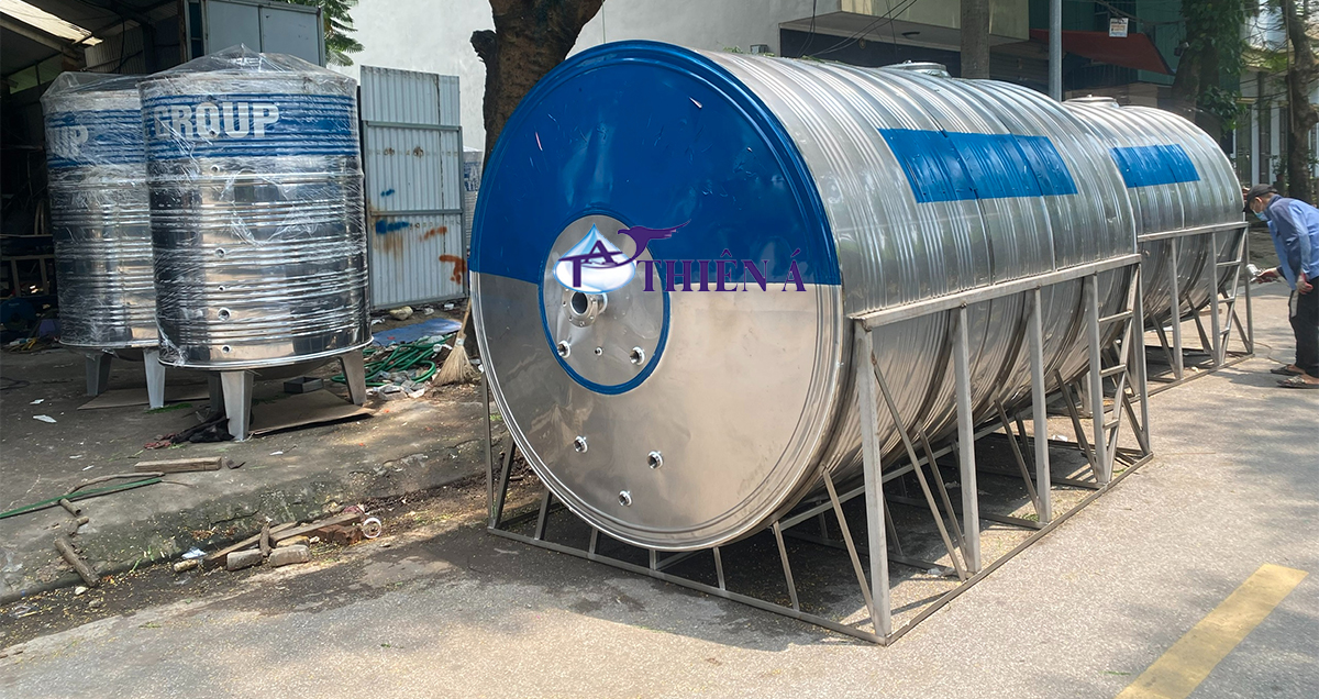 Bồn bảo ôn 6000L là bình trữ nước nóng lạnh có dung tích 6000L